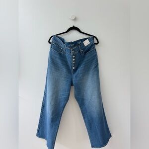 J.Crew Slim-wide jean with button-fly